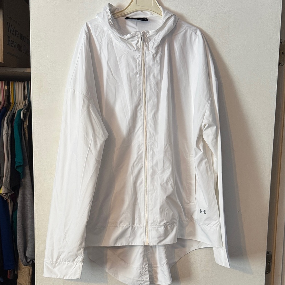 Under Armour Women's White Utility Jacket